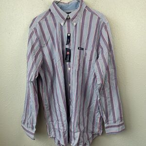 NWT Chaps Easy Care Button Down Shirt Size M